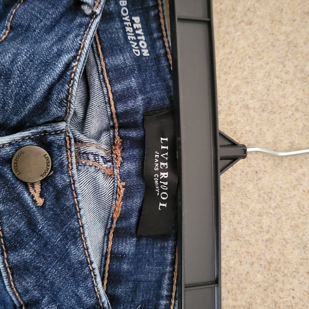 Liverpool Men's Dark Blue Relaxed Jeans